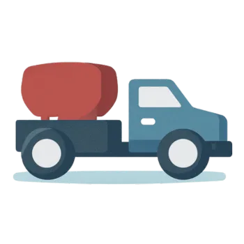 ADR transport cuve chantier : schéma illustrant le transport de cuves mobiles avec la réglementation en Wallonie.