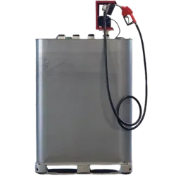 Cuve à mazout galvanisée avec pompe de 1 000 litres, modèle grand volume conforme aux normes VLAREM II.