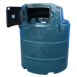 Cuve à mazout grande capacité prix : modèle vert 1340 litres avec capot. Parfait pour les besoins dépassant 1200L.