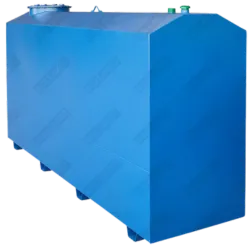 Prix cuve à mazout grande capacité 4800 litres en acier. Solution double paroi et robuste, conforme vlarem ii.