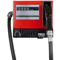 Pompe à mazout 220V fermée avec compteur 40–60 l/min, modèle robuste — comparer le prix pompe diesel.