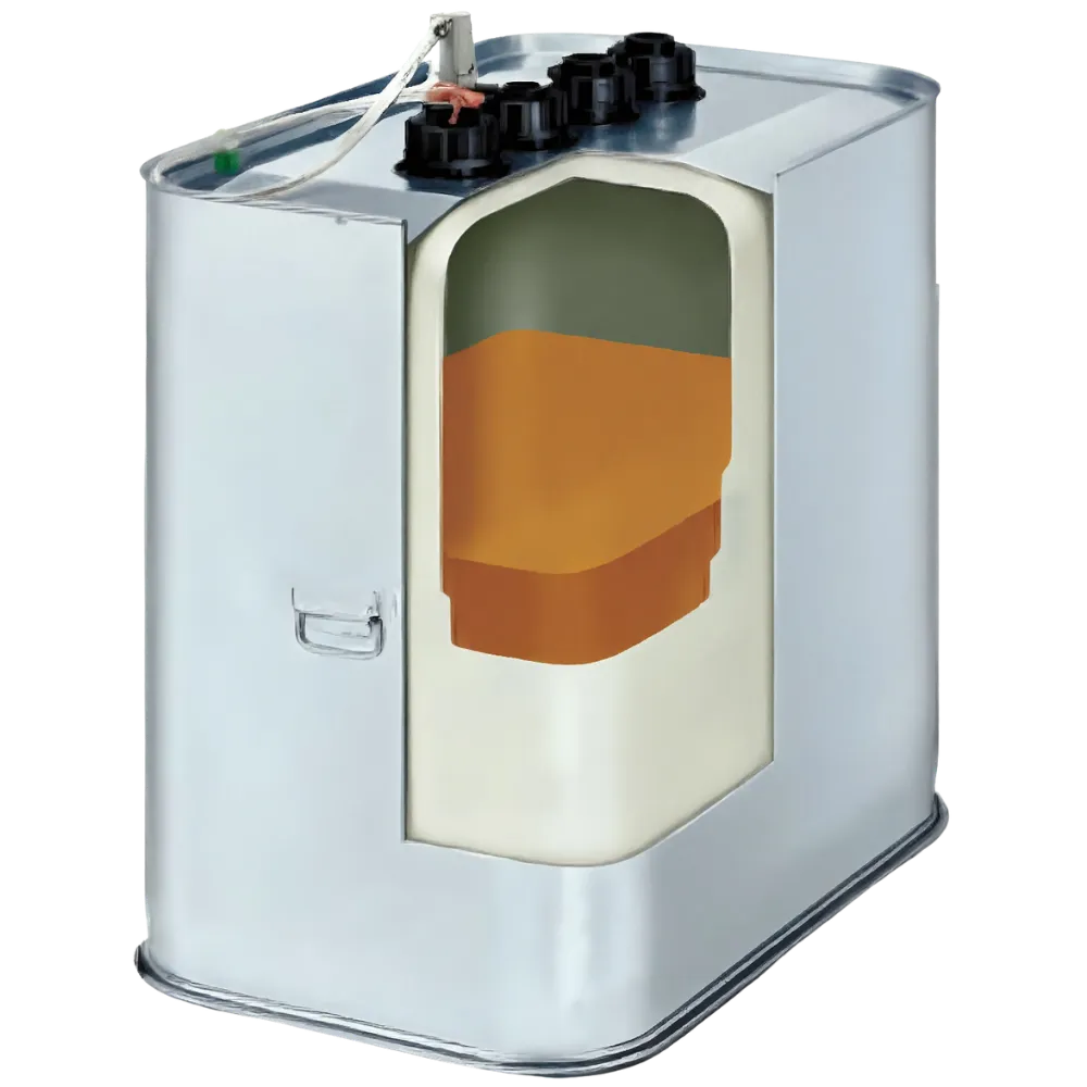 Citerne mazout aerienne galvanisée montrant une cuve mazout double paroi pour une installation conforme en Région wallonne.
