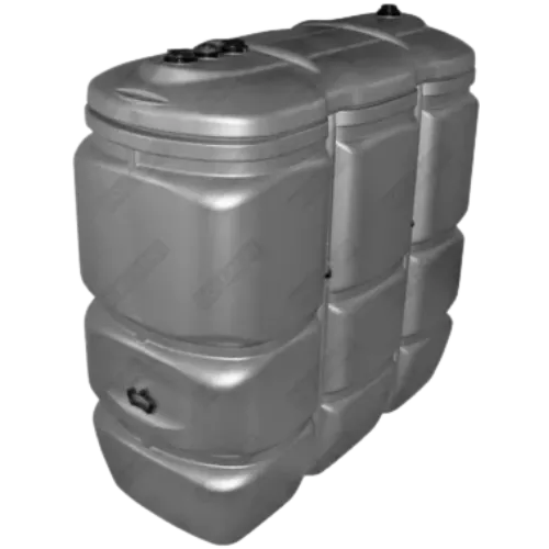 Citerne monobloc 1500L grise traitée UV, une alternative durable et spacieuse pour ceux qui comparent le cuve à mazout 1200l prix.