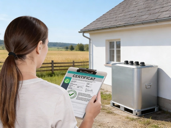 Location citerne mazout : contrôle de sécurité et certificat de conformité pour une cuve conforme aux normes en Région wallonne